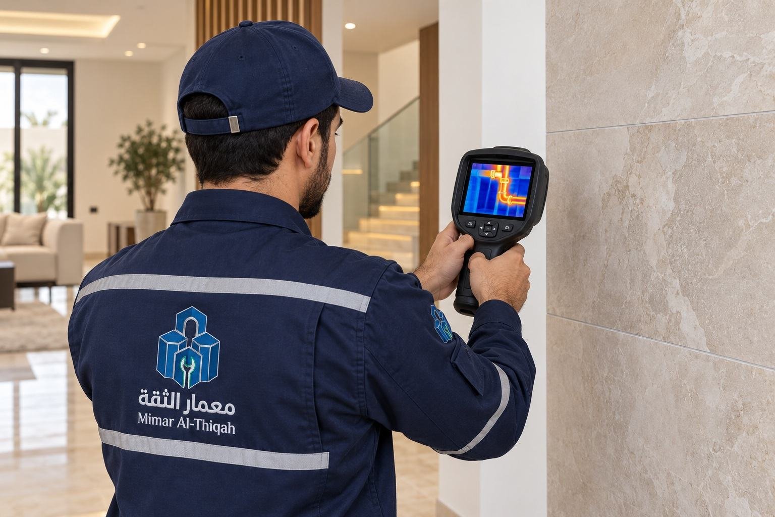 كشف تسريبات المياه — معمار الثقة